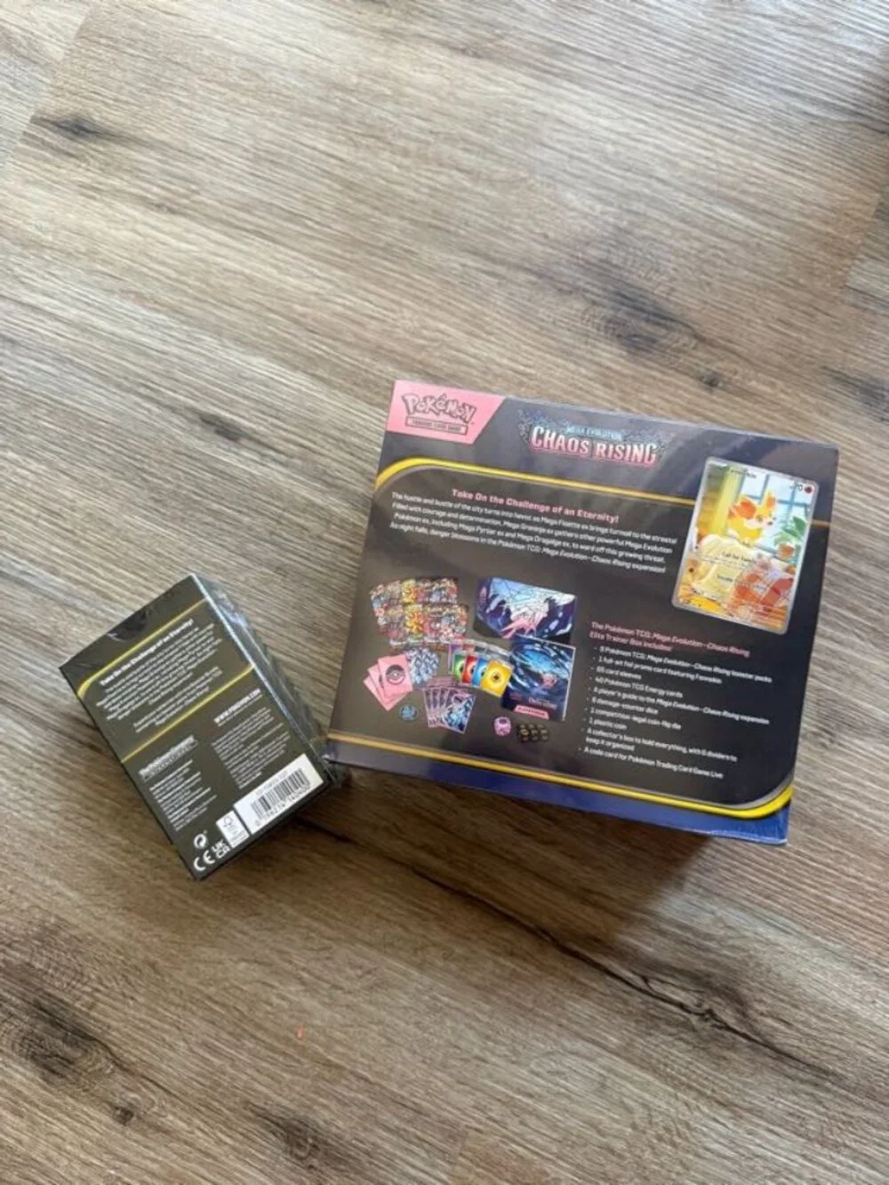 POKEMON TCG Mega Evolution ME4 CHAOS RISING Elite Trainer Box and booster packs